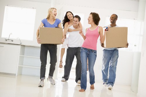 Office relocation planning in New Addington with business equipment and boxes