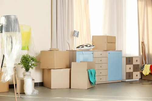 Removal team planning a local house move in New Addington