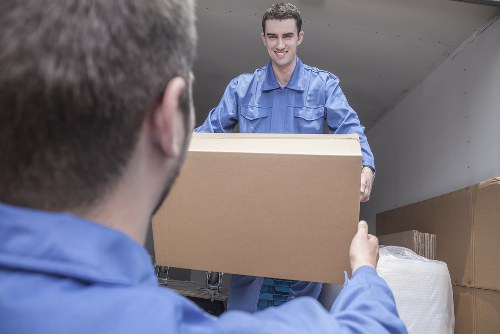 House removalists working on a residential move in New Addington