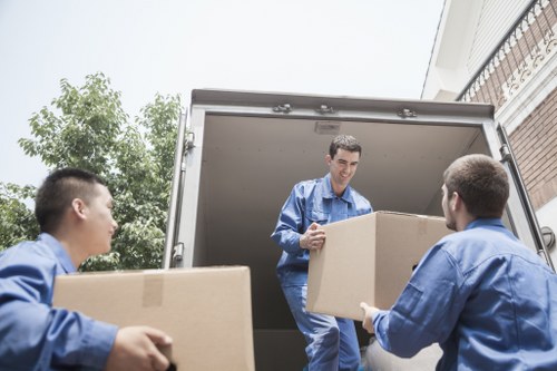 Local business relocation with careful loading and access planning
