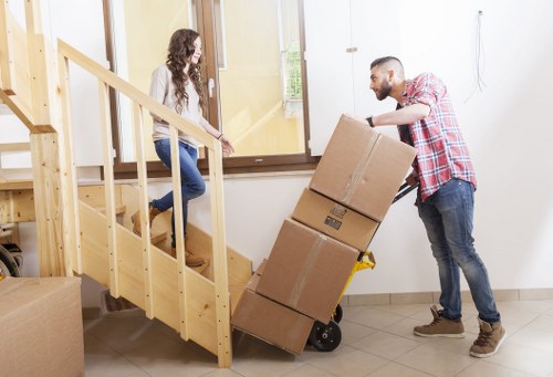 Professional team supporting a smooth business move in New Addington