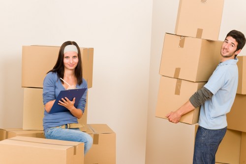 Commercial removal support for a local business move